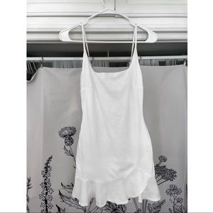 PRINCESS POLLY KIRIBATI MINI DRESS WHITE
